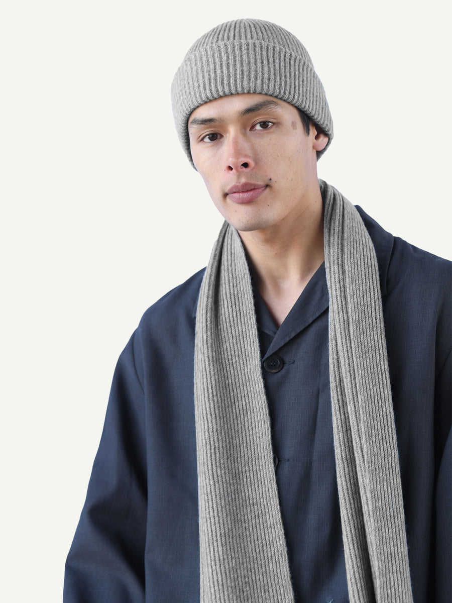 The Grey Cashmere Beanie – Ecova