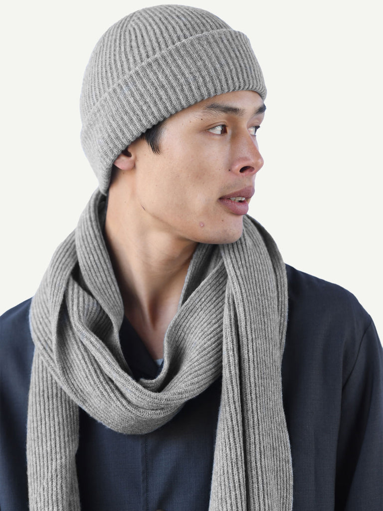The Grey Cashmere Beanie – Ecova