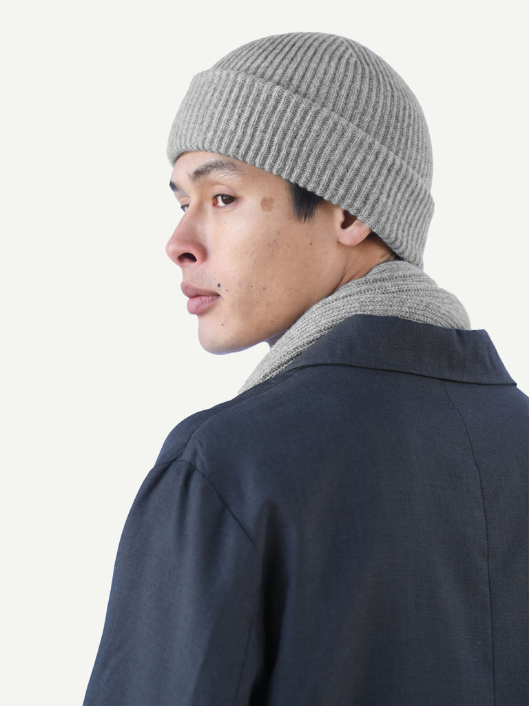The Grey Cashmere Beanie – Ecova